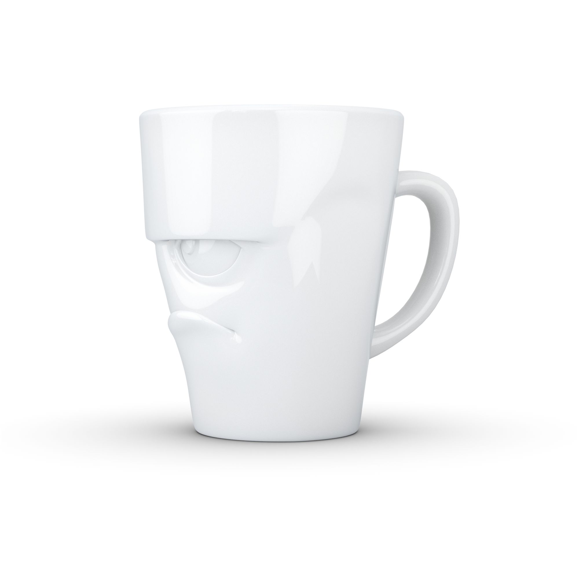 Кружка Tassen Mug with handle Grumpy white 01.81.01