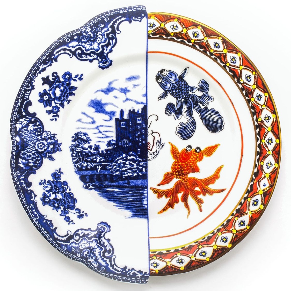Тарелка обеденная Seletti Hybrid Dinner Plate Isaura 09721