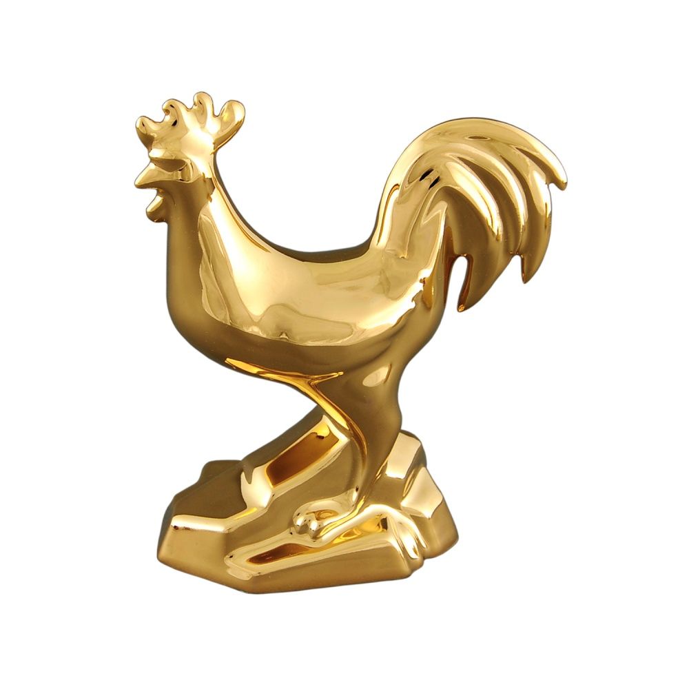 Статуэтка Rudolf Kampf Rooster Shiny Gold 21118590-3105k