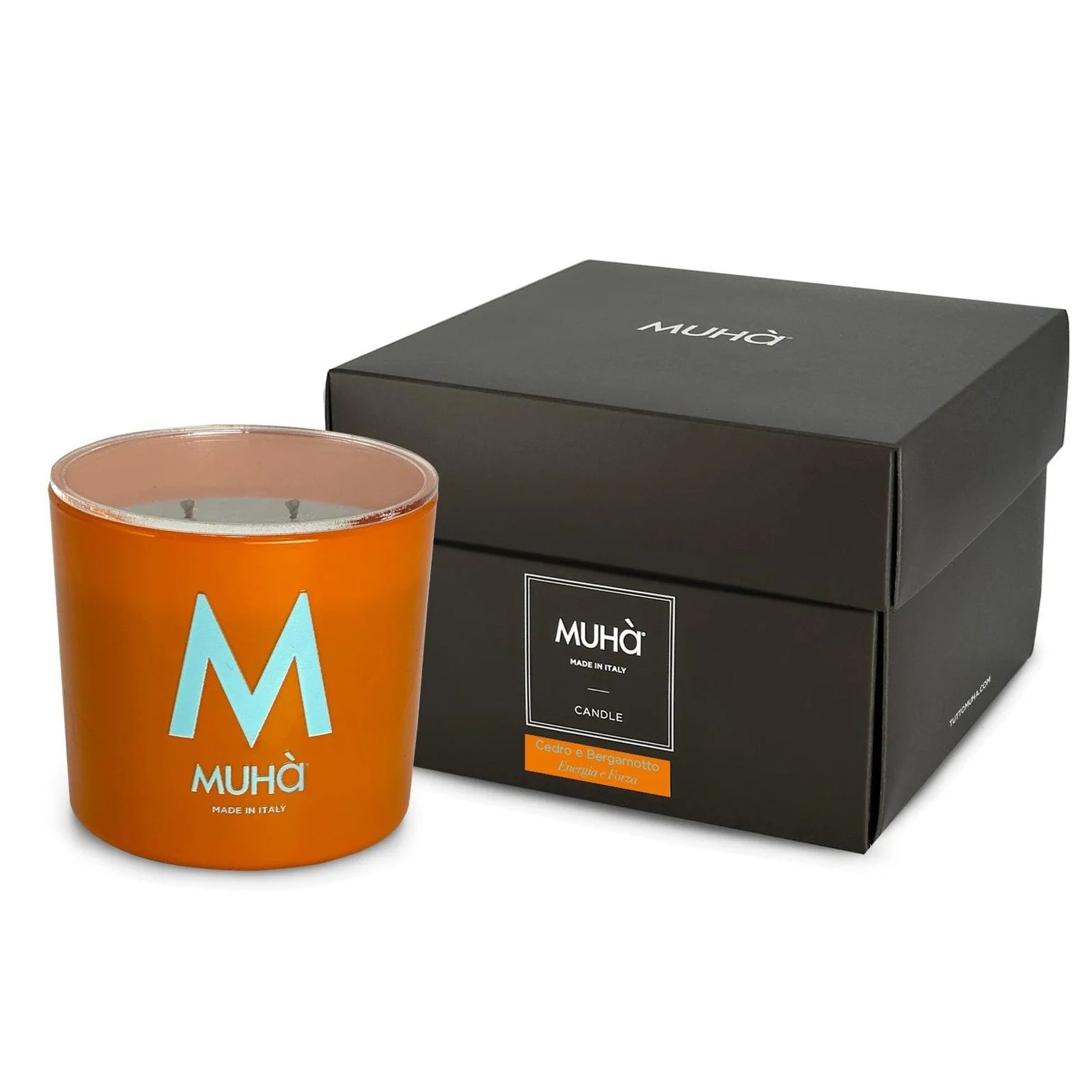 Ароматическая свеча Muhà Fiore Cedro e Bergamotto Candela MCN002