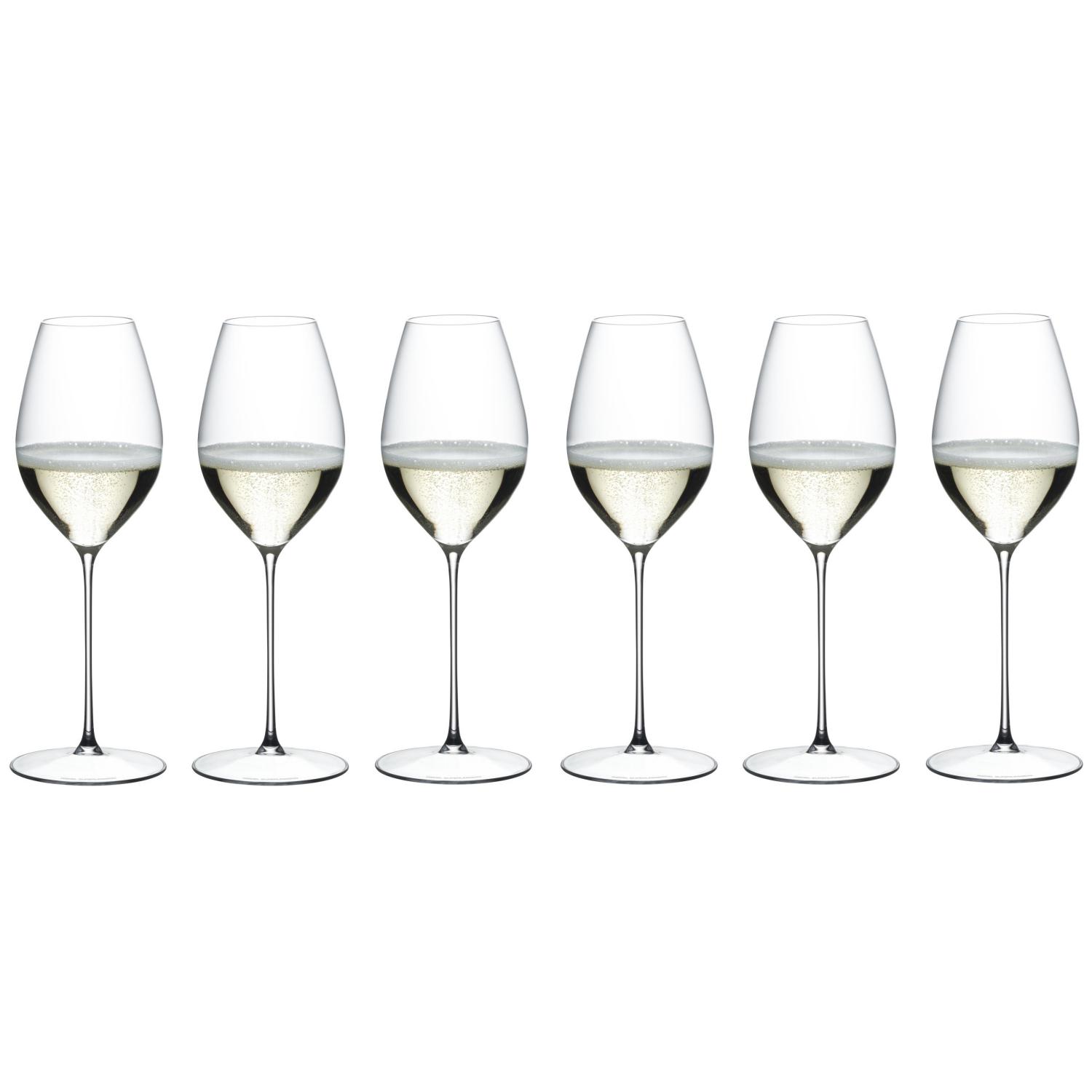 6 бокалов для шампанского RIEDEL Superleggero Party Set Champagne Wine Glass 464 мл