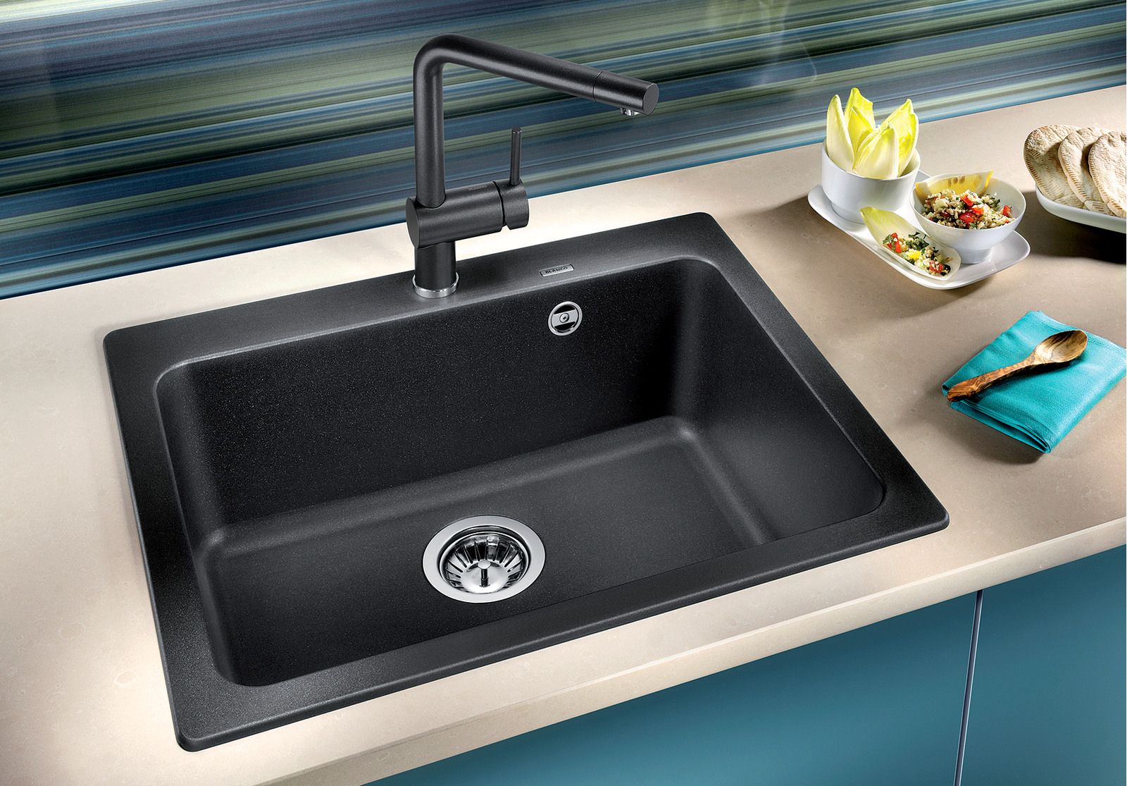 Кухонная мойка Blanco Naya 6 Silgranit Anthracite 519638