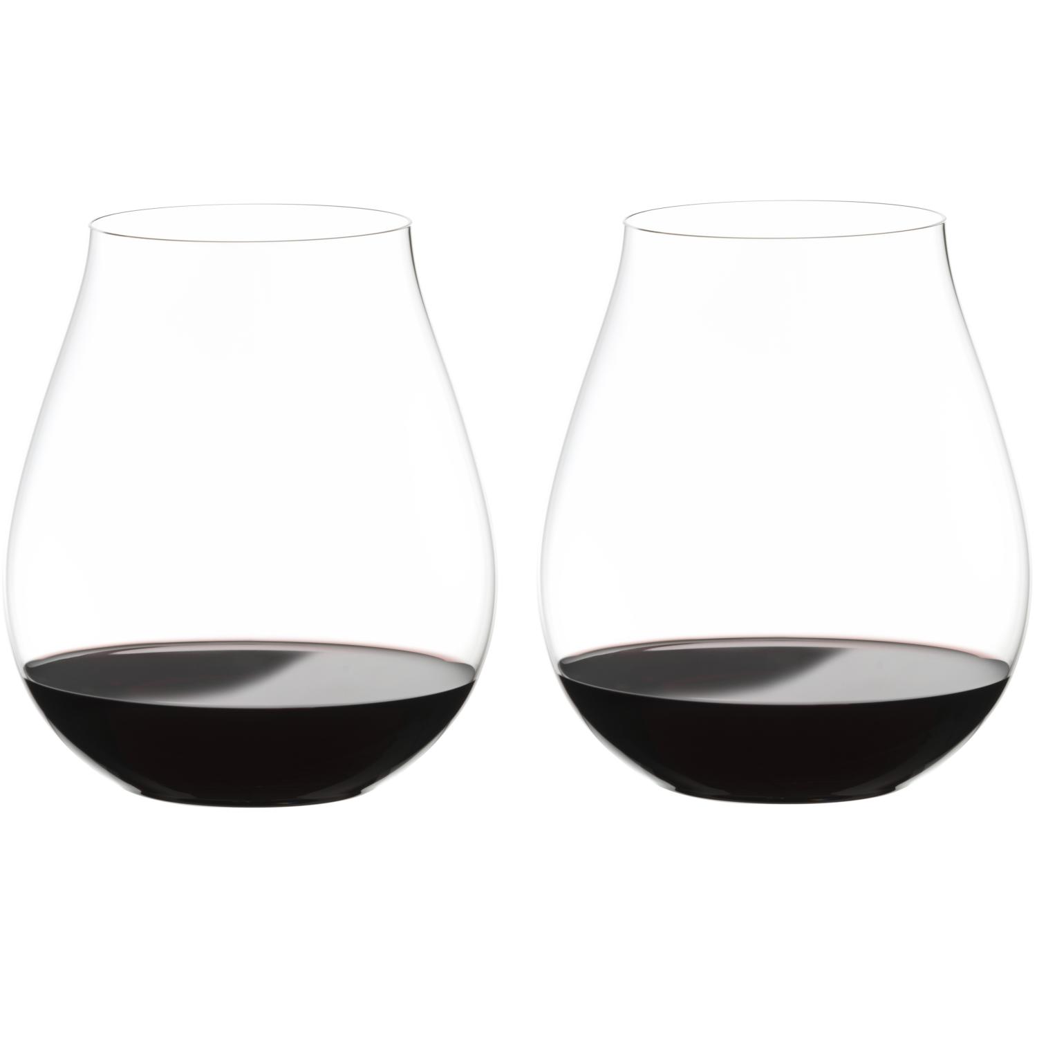 2 бокала для красного вина RIEDEL O Wine Tumbler New World Pinot Noir Set 0414/67