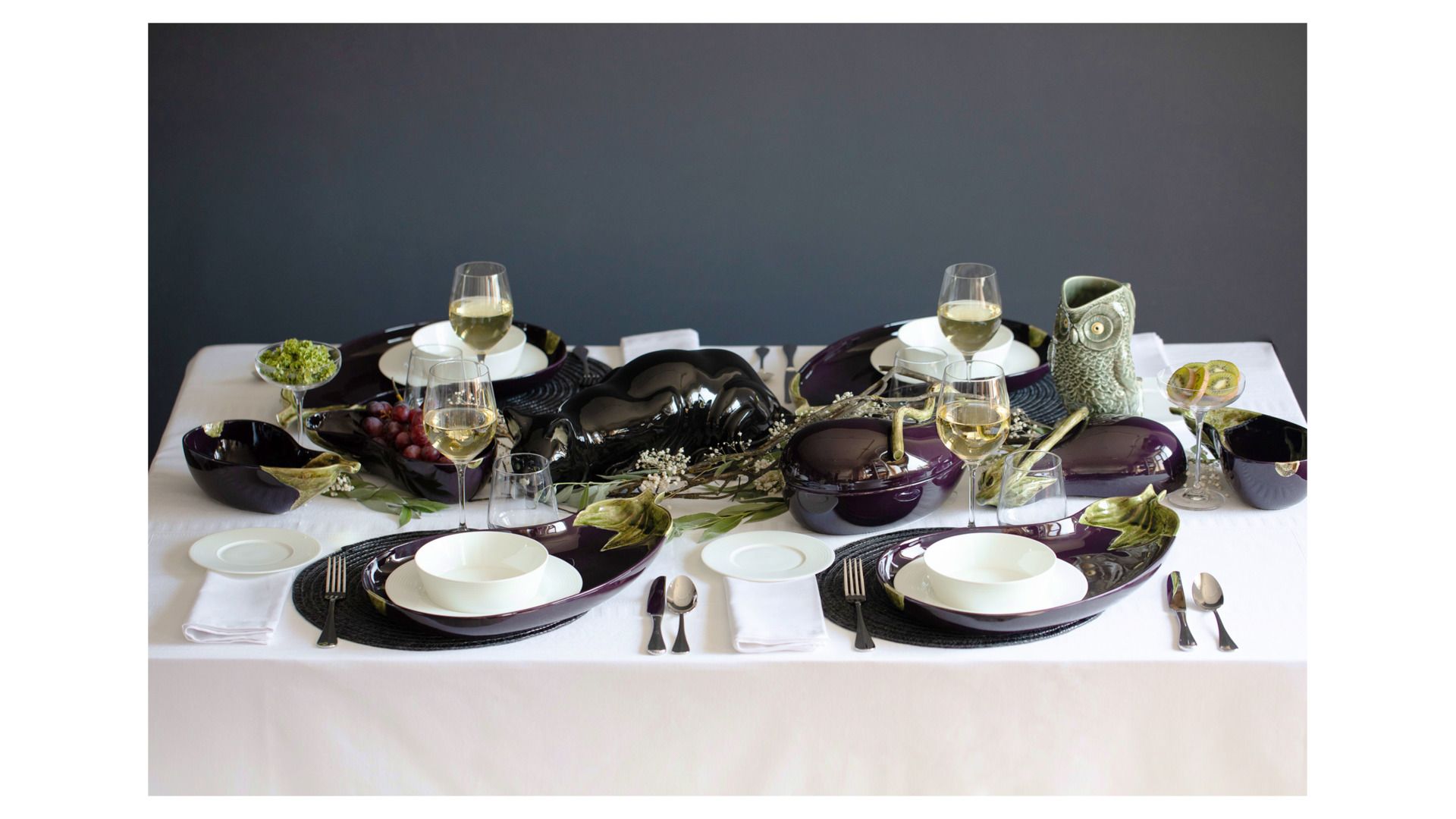 Салатник Bordallo Pinheiro Aubergine Small Platter 65020322