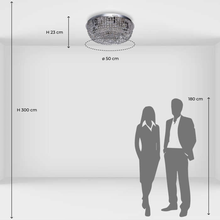 Люстра потолочная De City Isolde Ceiling Chandelier 366012706