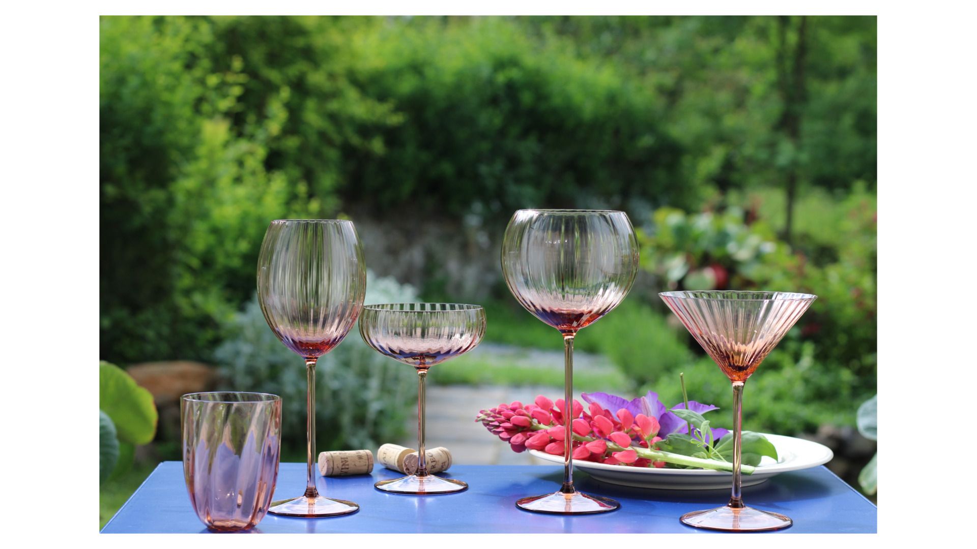 2 бокала для шампанского Anna Von Lipa Lyon Champagne Saucer New Brown Set AVL-622-30