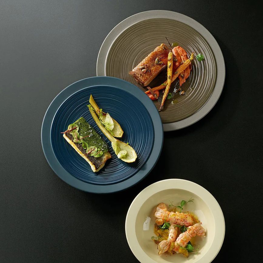 Тарелка для пасты Degrenne Bahia Basalte 230941