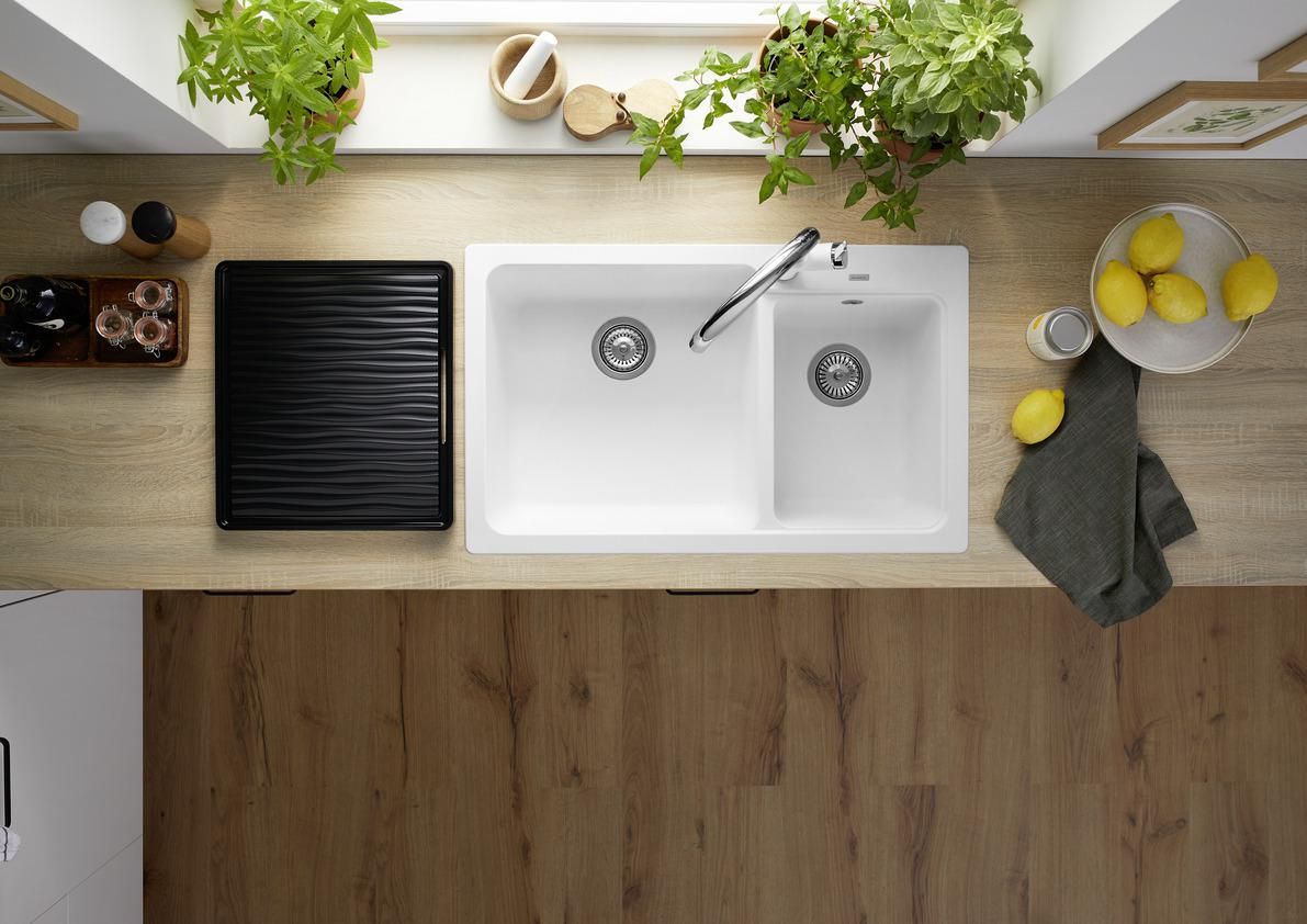 Кухонная мойка Blanco Naya 8 Silgranit Anthracite 519646