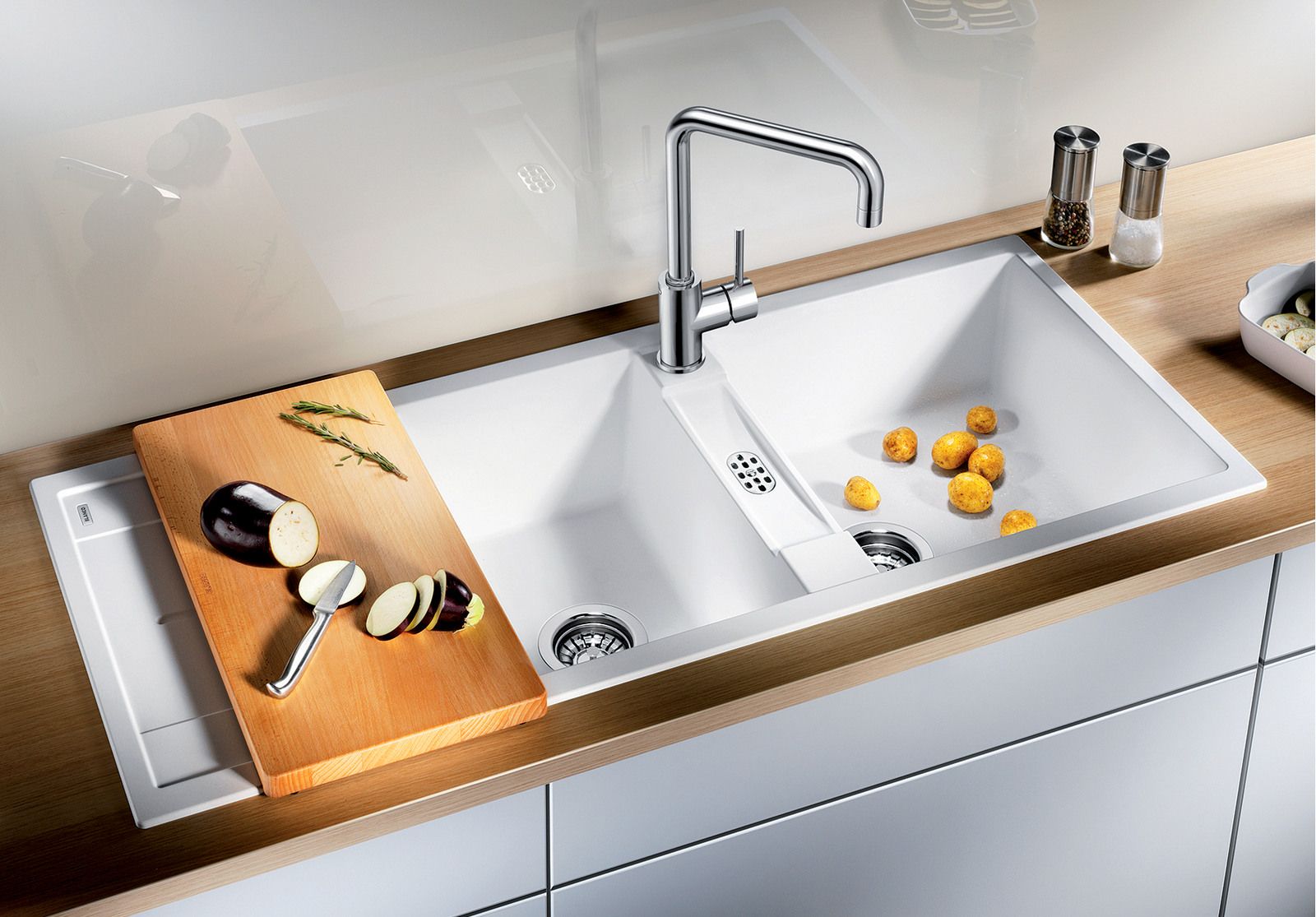 Кухонный смеситель Blanco Mili Galvanic Chrome 524212