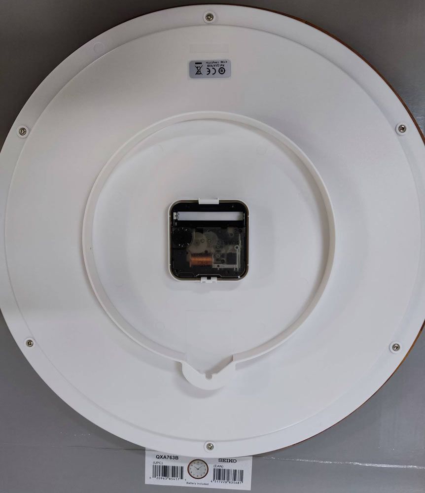 Настенные часы Seiko Quartz Wall Clock QXA763BN