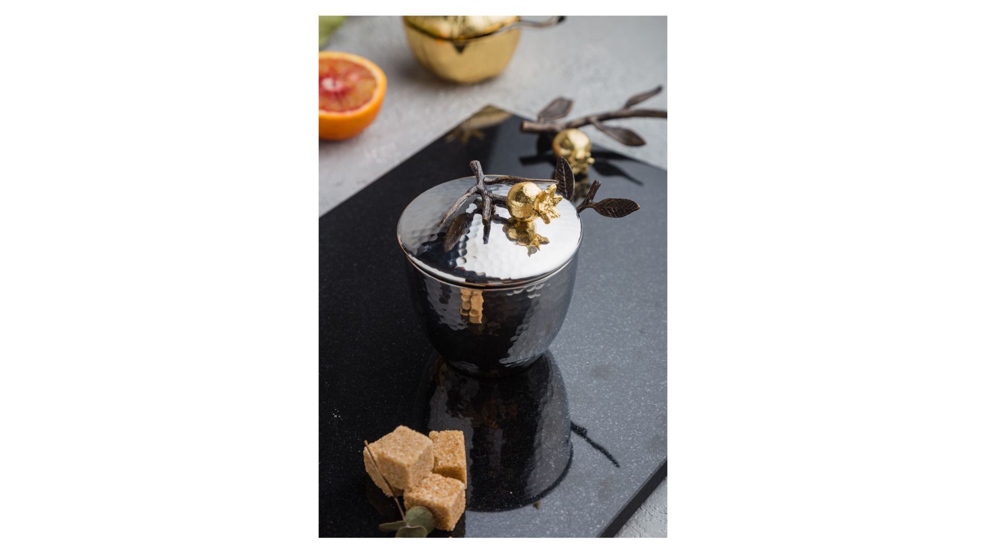 Сахарница с ложкой Michael Aram Pomegranate 175318