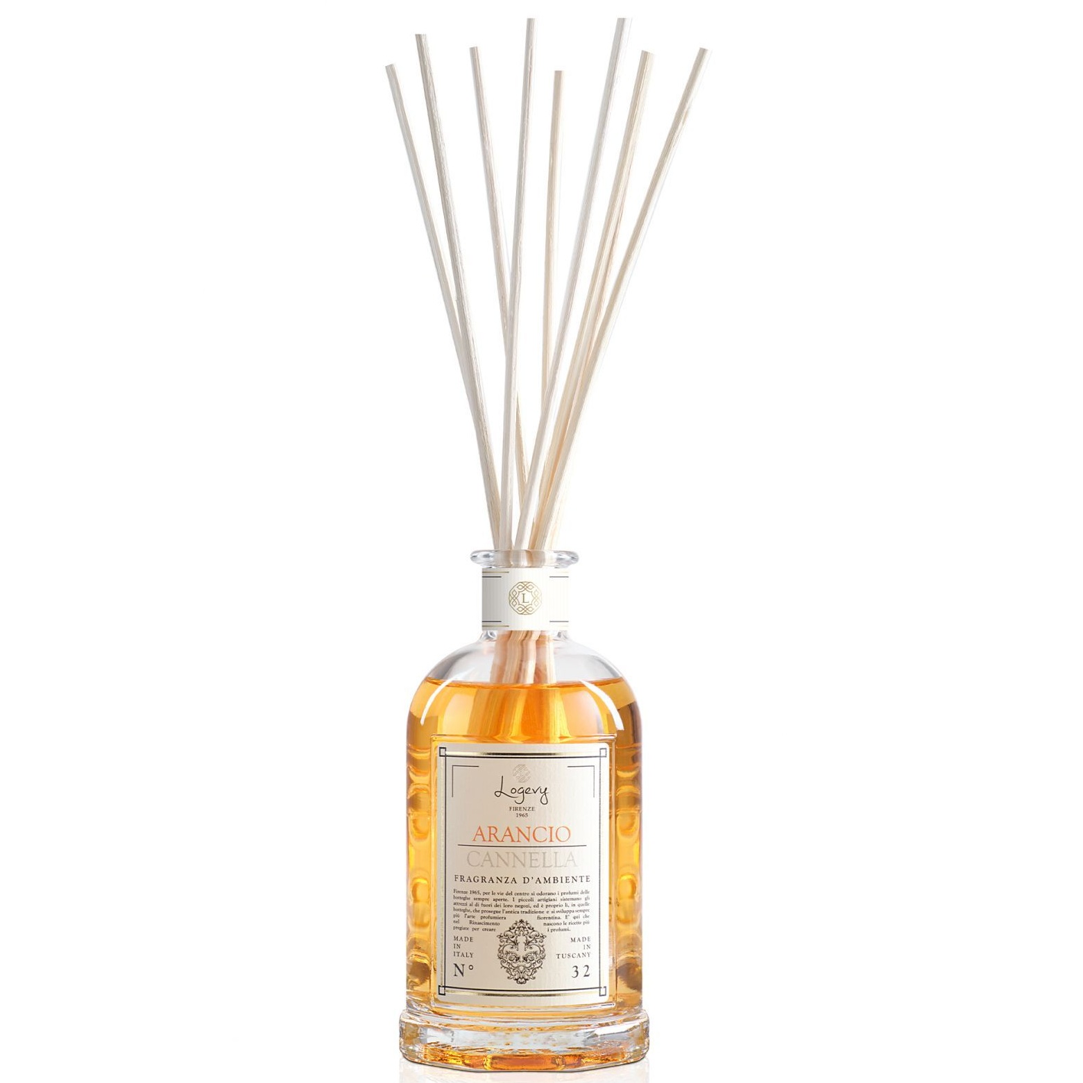 Ароматический диффузор Logevy Firenze 1965 Arancio Cannella Fragranza d'Ambiente LOG0166