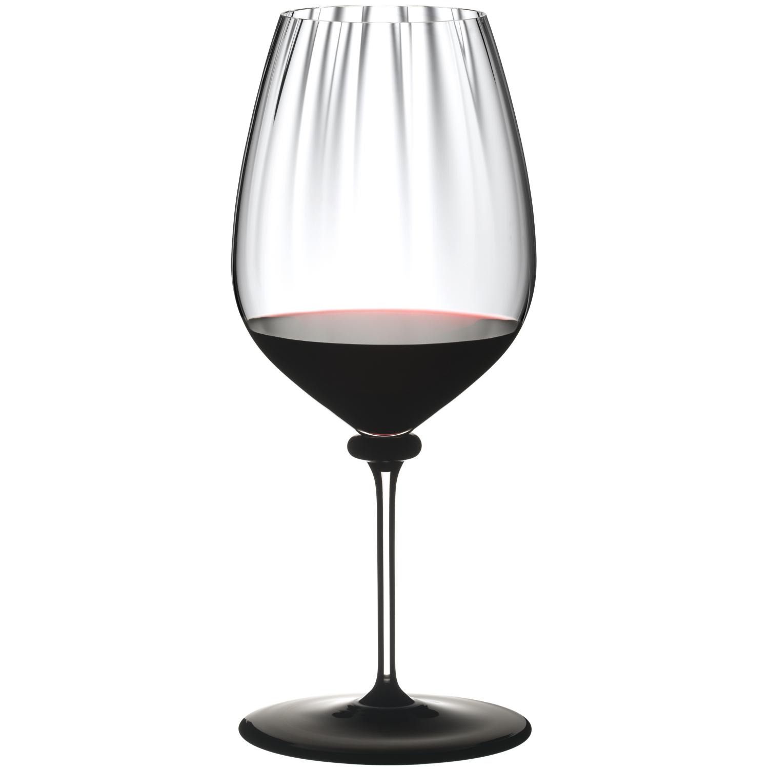 Бокал для красного вина RIEDEL Fatto A Mano Performance Cabernet/Merlot Black Base 834 мл (арт. 4884/0N)