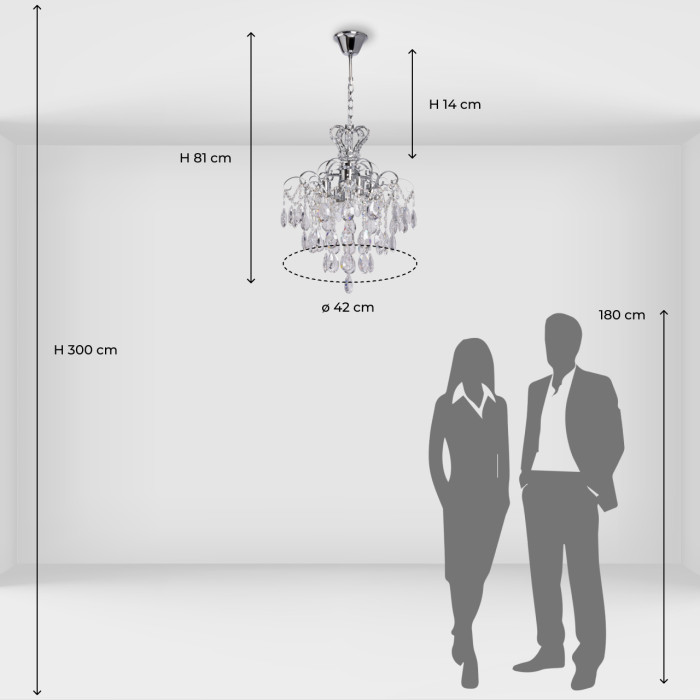 Люстра подвесная De City Breeze Hanging Chandelier 111018104