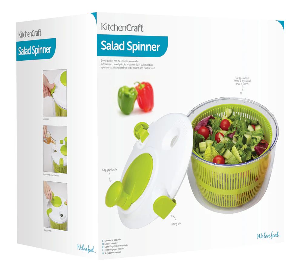 Сушилка для салата KitchenCraft Salad Spinner KCSALSPIN