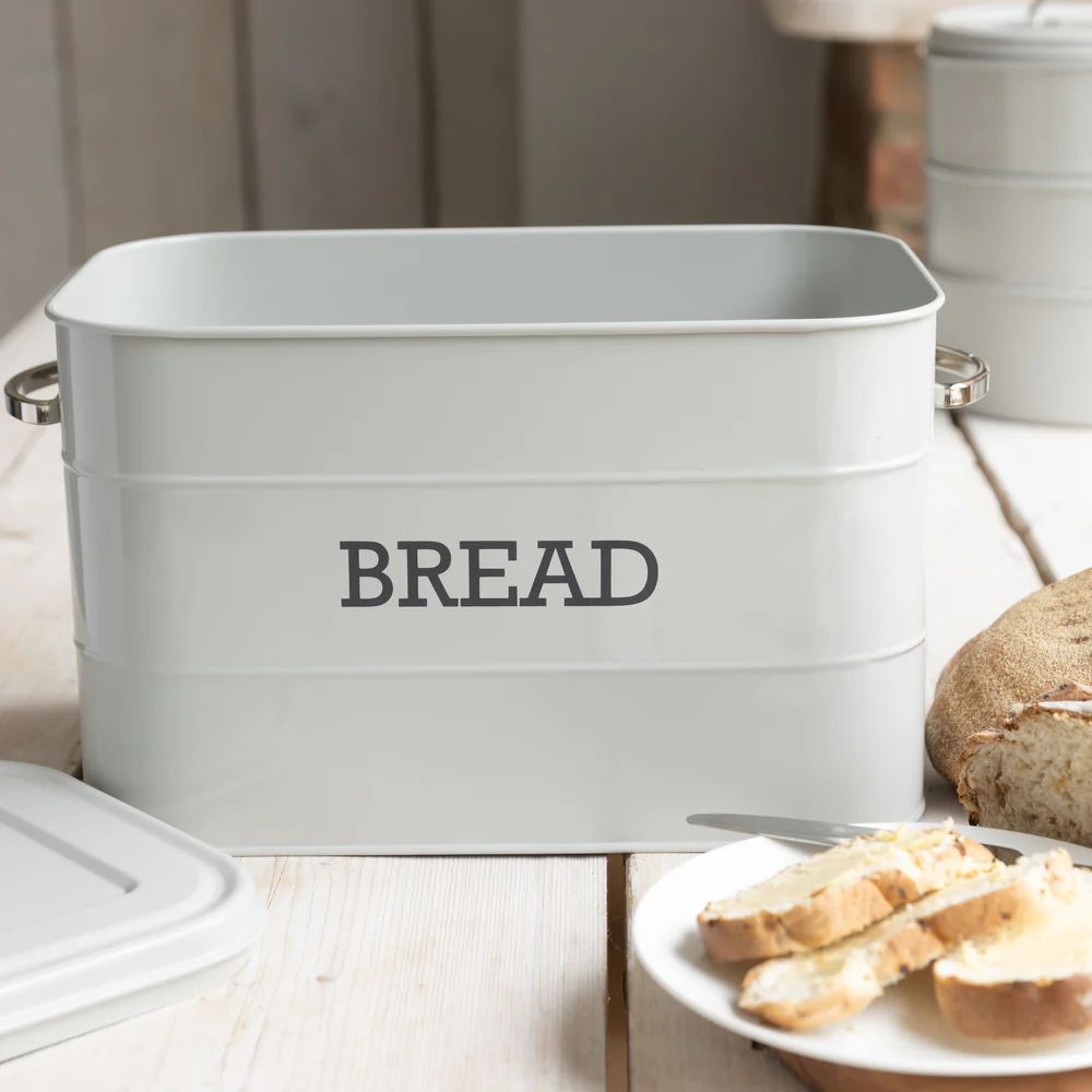 Хлебница KitchenCraft Living Nostalgia French Grey Bread Bin LNBBINGRY