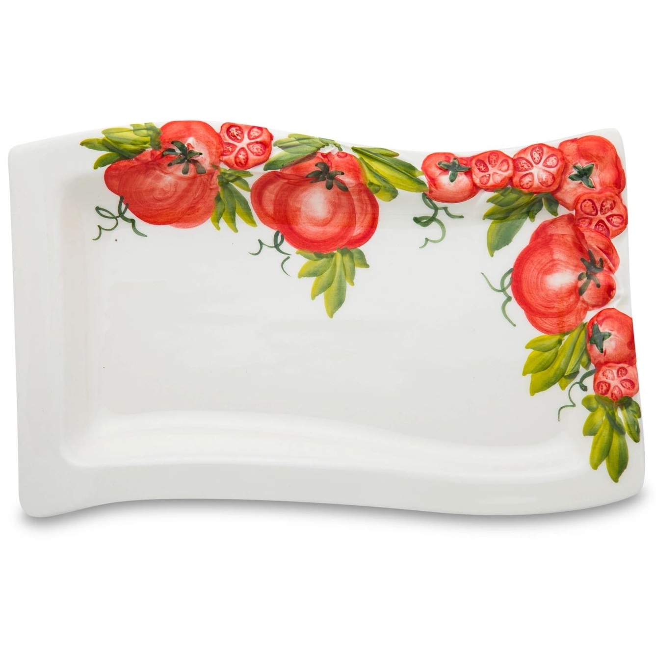 Блюдо прямоугольное Edelweiss Tomato Small Rectangular Platter EDW-8012T