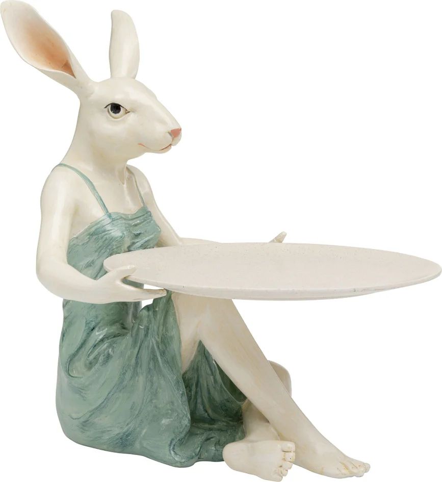 Мелочница KARE Deko Figur Lady Rabbit Tray 56920