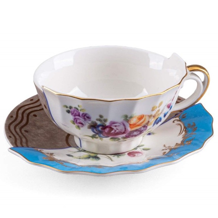 Чайная пара Seletti Hybrid Tea Cup Kerma 09171
