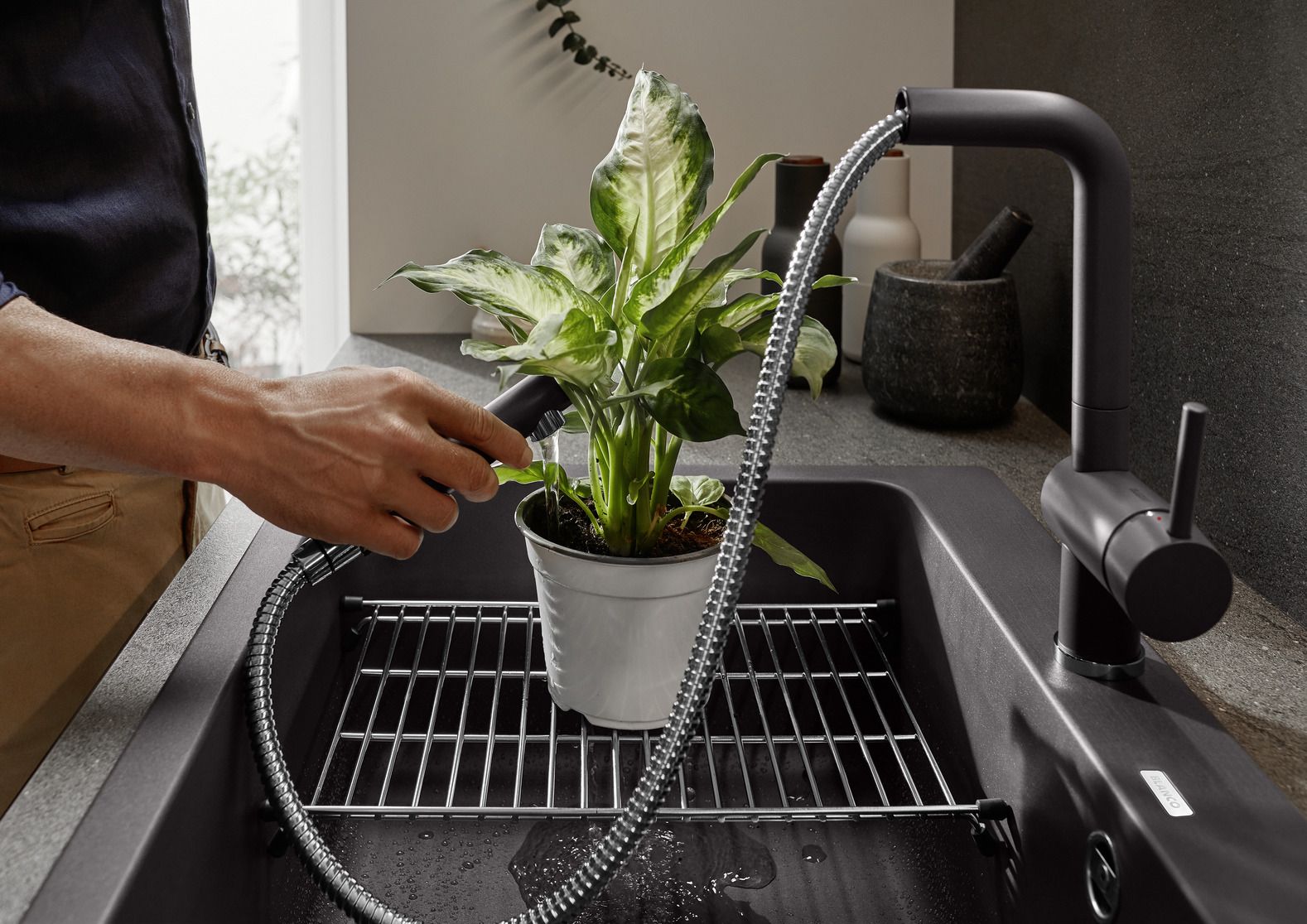 Кухонная мойка Blanco Naya 6 Silgranit Tartufo 519644