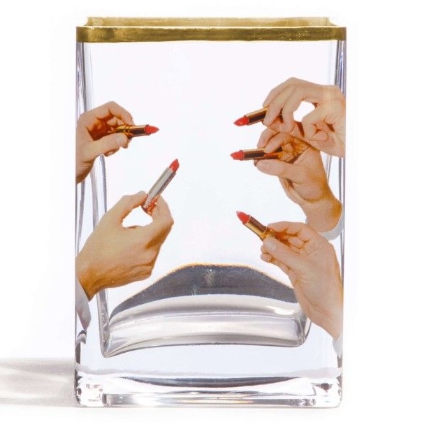 Ваза Seletti Glass Vase Lipsticks 14123