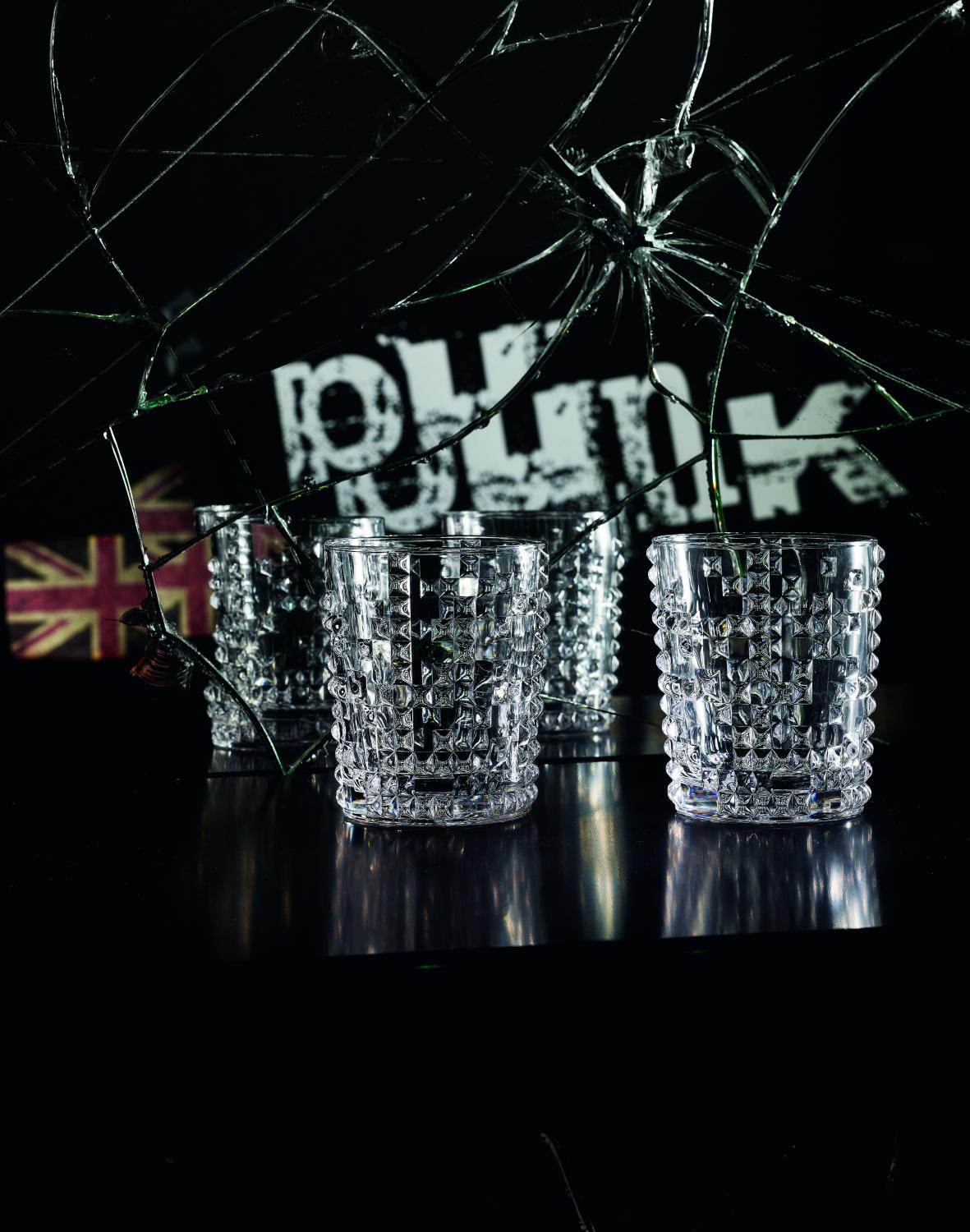 4 стакана для виски Nachtmann Punk Whisky Tumbler Set 99503