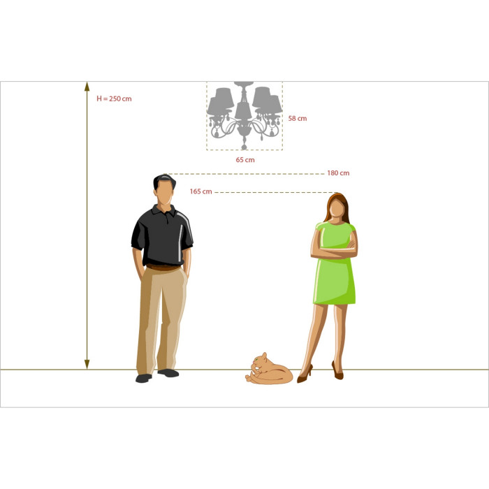 Люстра потолочная MW-Light Augustine Ceiling Chandelier 419010805