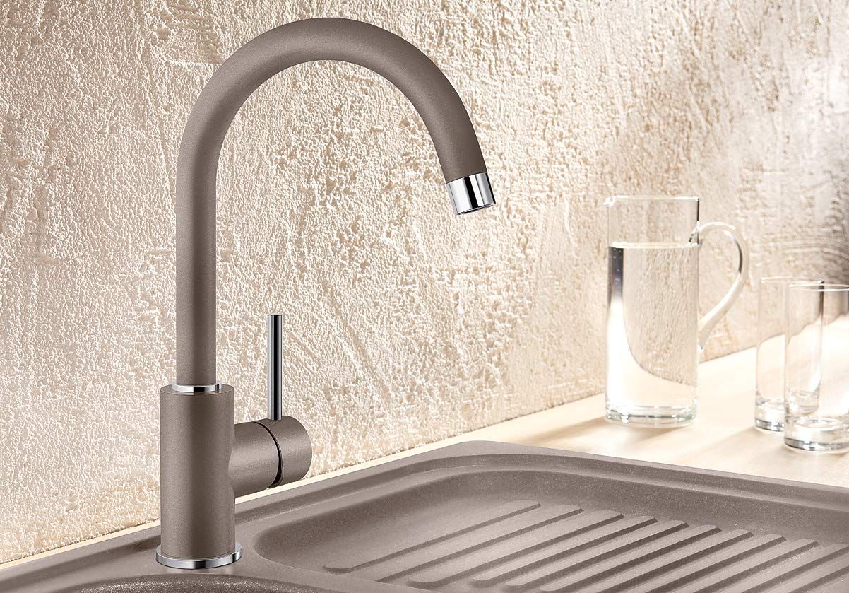 Кухонный смеситель Blanco Mida Silgranit-Look Anthracite 524202