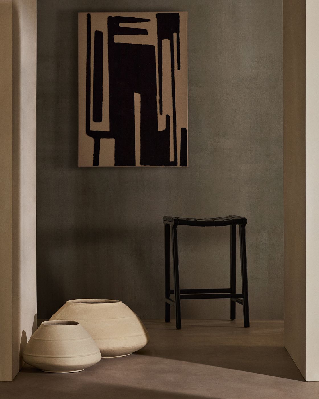 Ваза La Forma Sylan Papier-Mache White Vase LF-191416