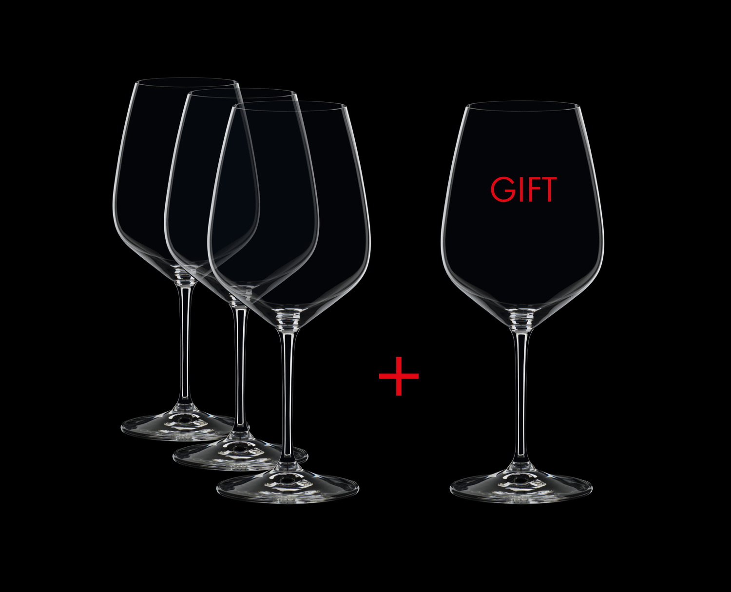 4 бокала для красного вина RIEDEL Extreme Cabernet Buy 3 Get 4 Set 4411/0