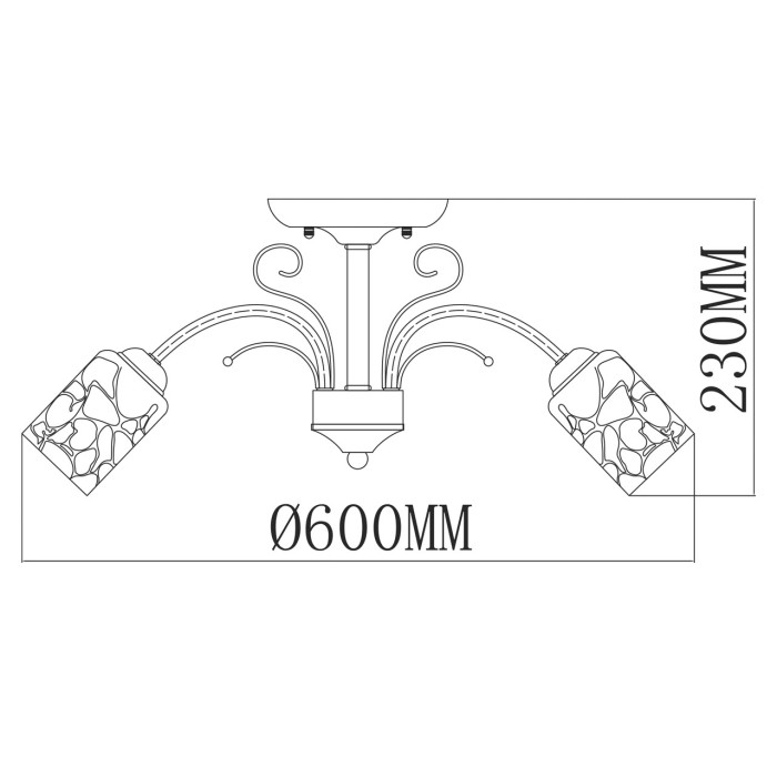 Люстра потолочная MW-Light Olympia Ceiling Chandelier 261019505