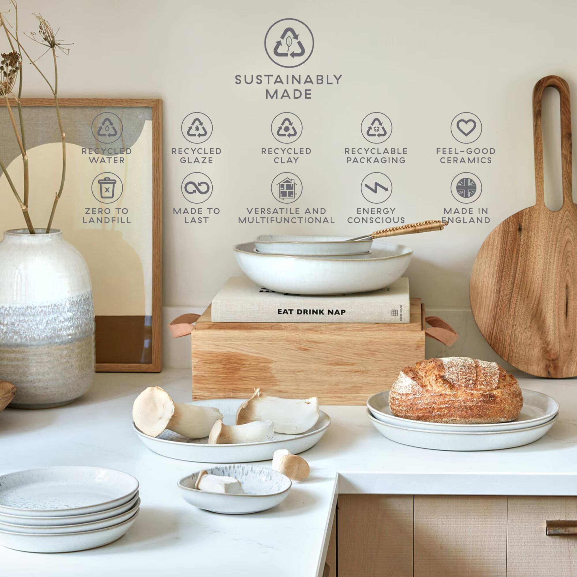 Тарелка десертная Denby Kiln Medium Plate 462010004