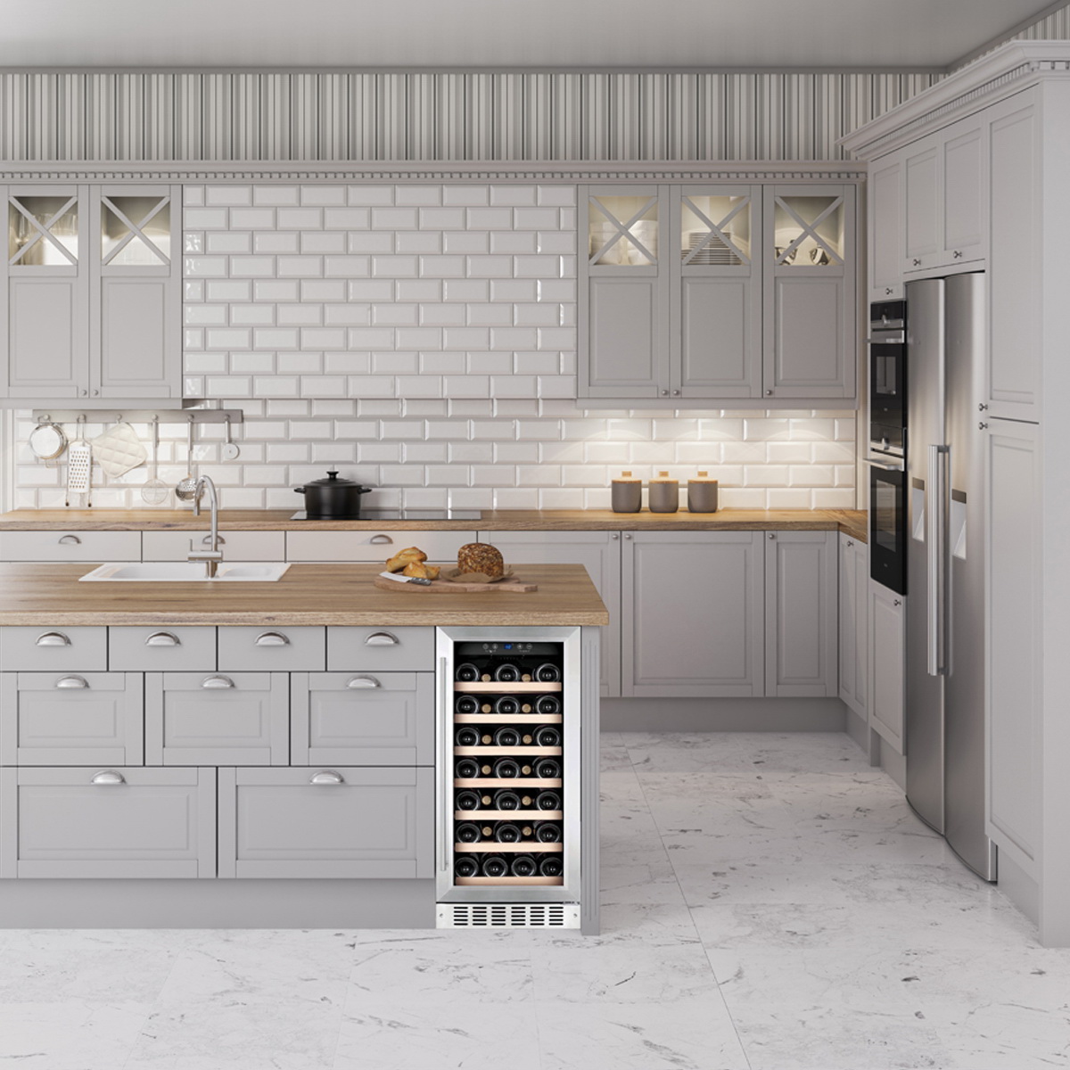 Винный шкаф Temptech Premium VWCR30SS