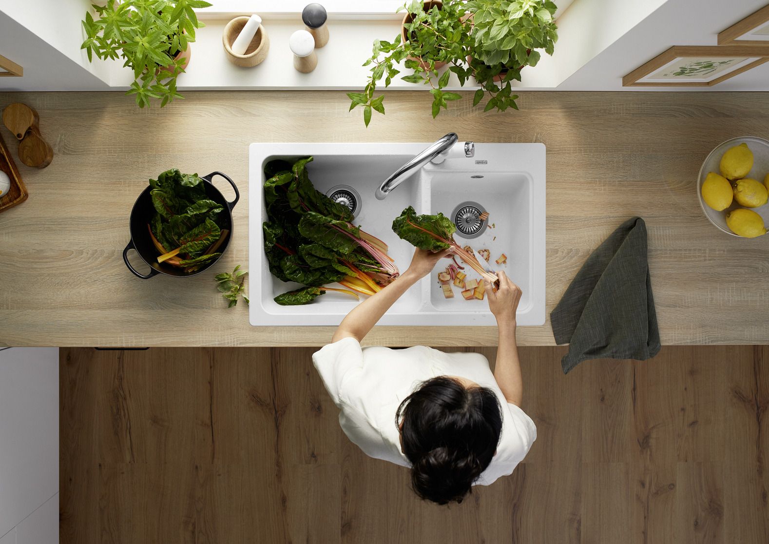 Кухонная мойка Blanco Naya 8 Silgranit Black 525944