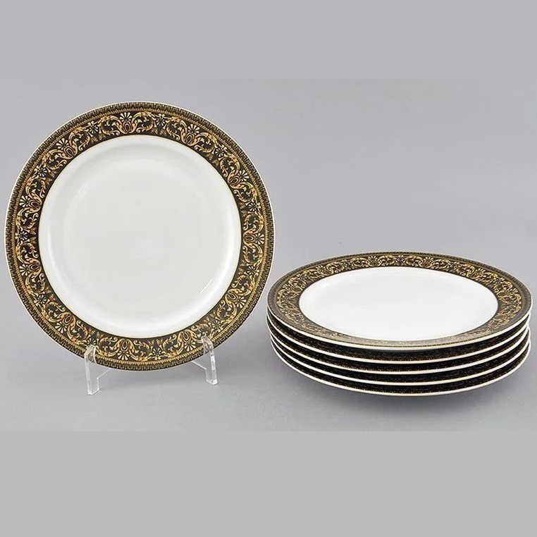 Набор из 6 десертных тарелок Leander Sabina Versace 02160329-172B