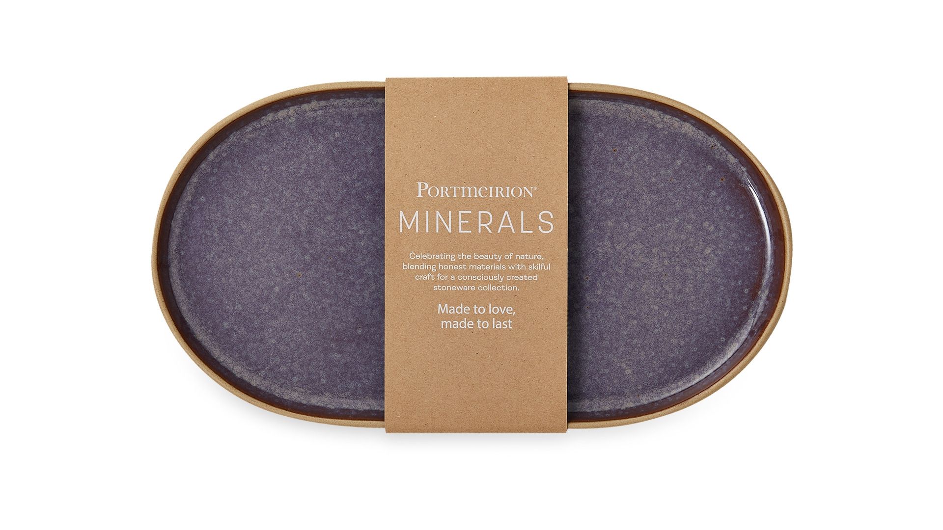 Блюдо овальное Portmeirion Minerals Amethyst MNAM79444-XW