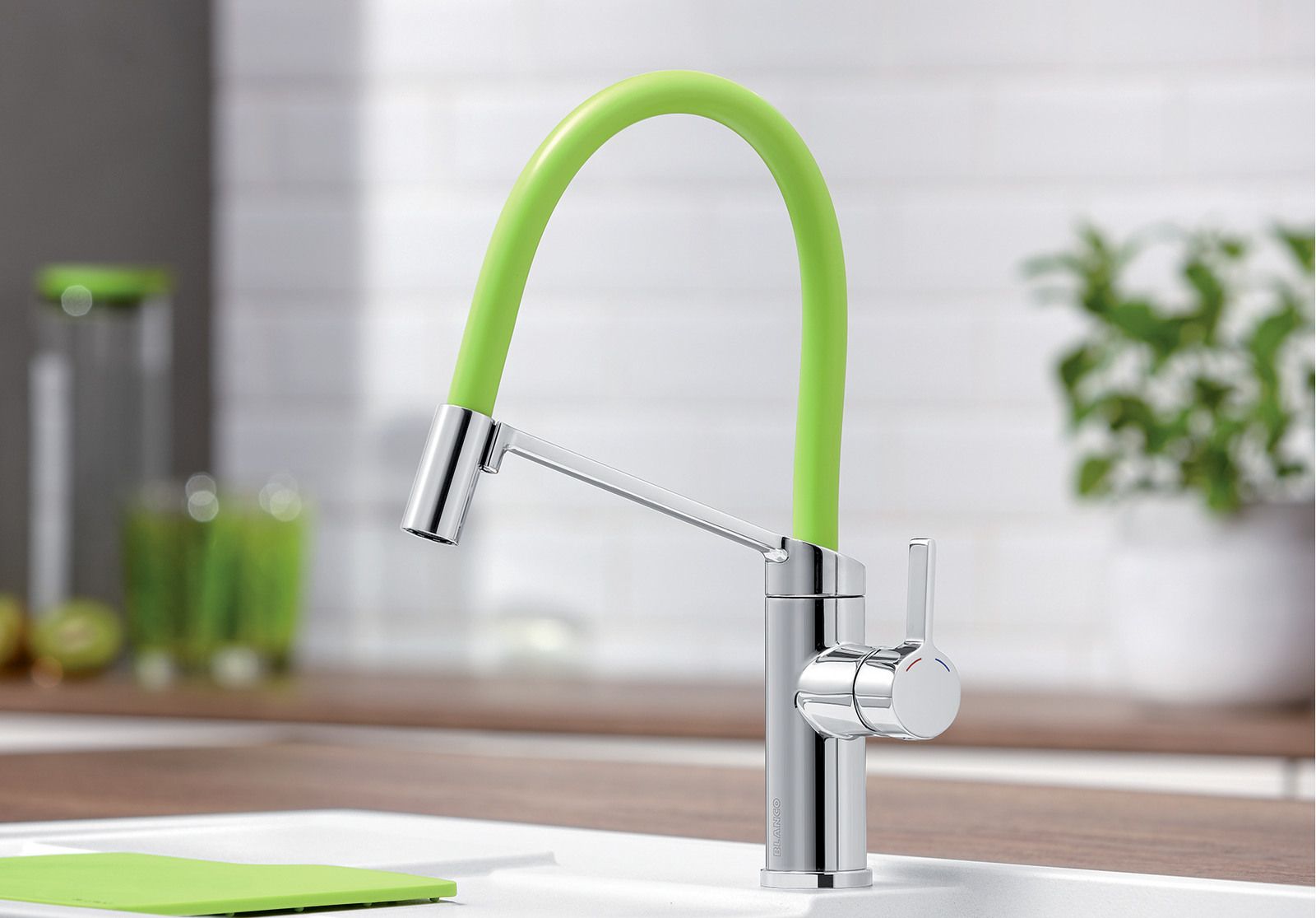 Кухонный смеситель Blanco Viu-S Galvanic Chrome 524813