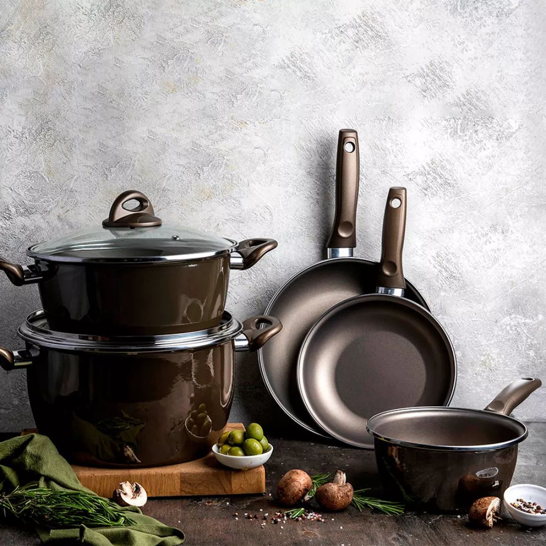 Кастрюля с крышкой Vitrinor Champagne Casserole 02106847