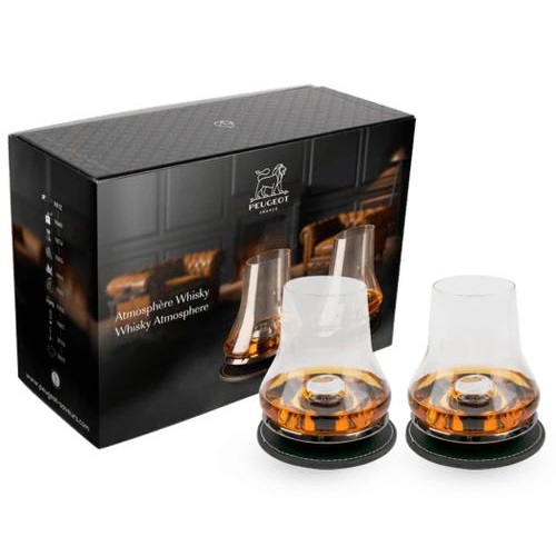 2 бокала для виски Peugeot Atmosphère Whisky Giftbox Set 266226