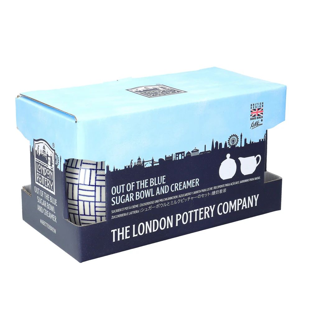 Сахарница и молочник KitchenCraft London Pottery Lattice Sugar & Creamer Set JY18LT46