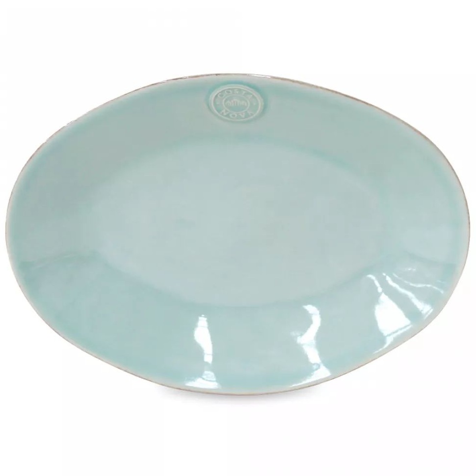 Блюдо овальное Costa Nova Nova Oval Platter NOA302-TRQ