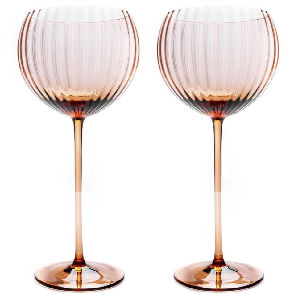 2 бокала для красного вина Anna Von Lipa Lyon Red Wine New Brown Set AVL-621-30