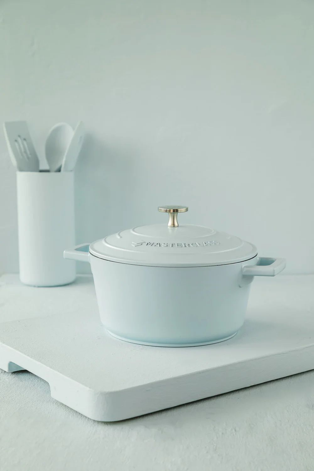 Кастрюля с крышкой KitchenCraft MasterClass Sky Blue Casserole Dish MCMCRD20SKY