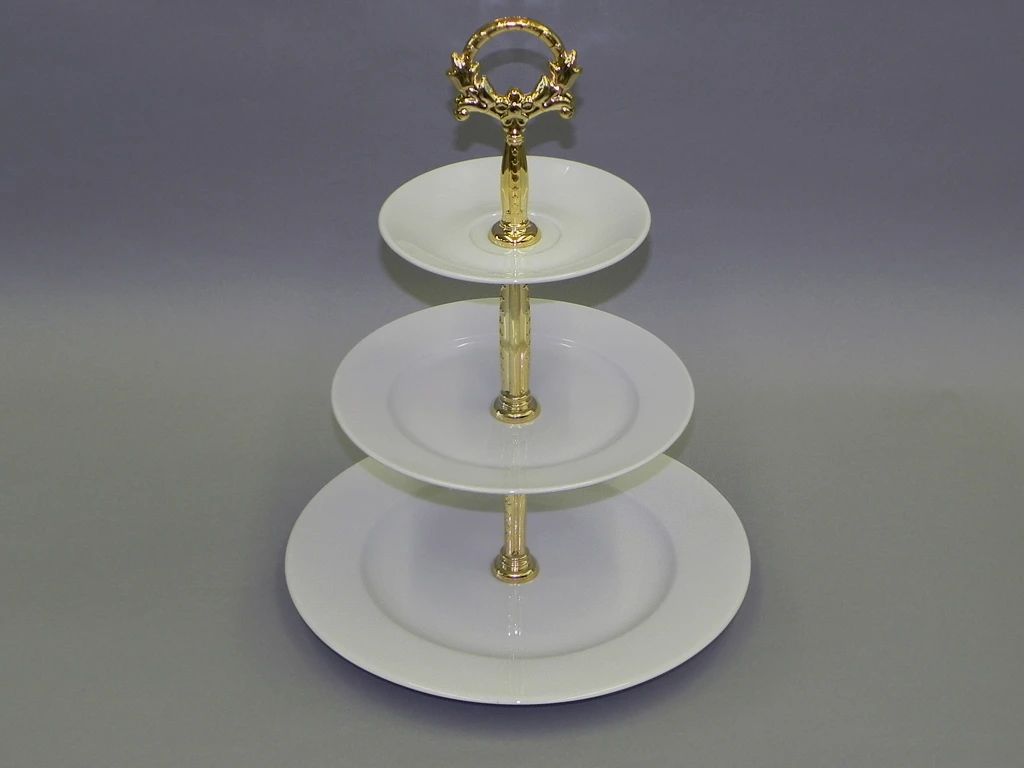 Блюдо трехъярусное Leander Sonata Bílá Klasika 02196034-0000