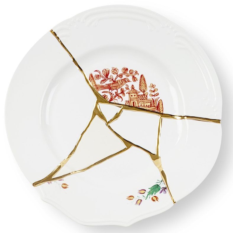Тарелка обеденная Seletti Kintsugi Dinner Plate 09611