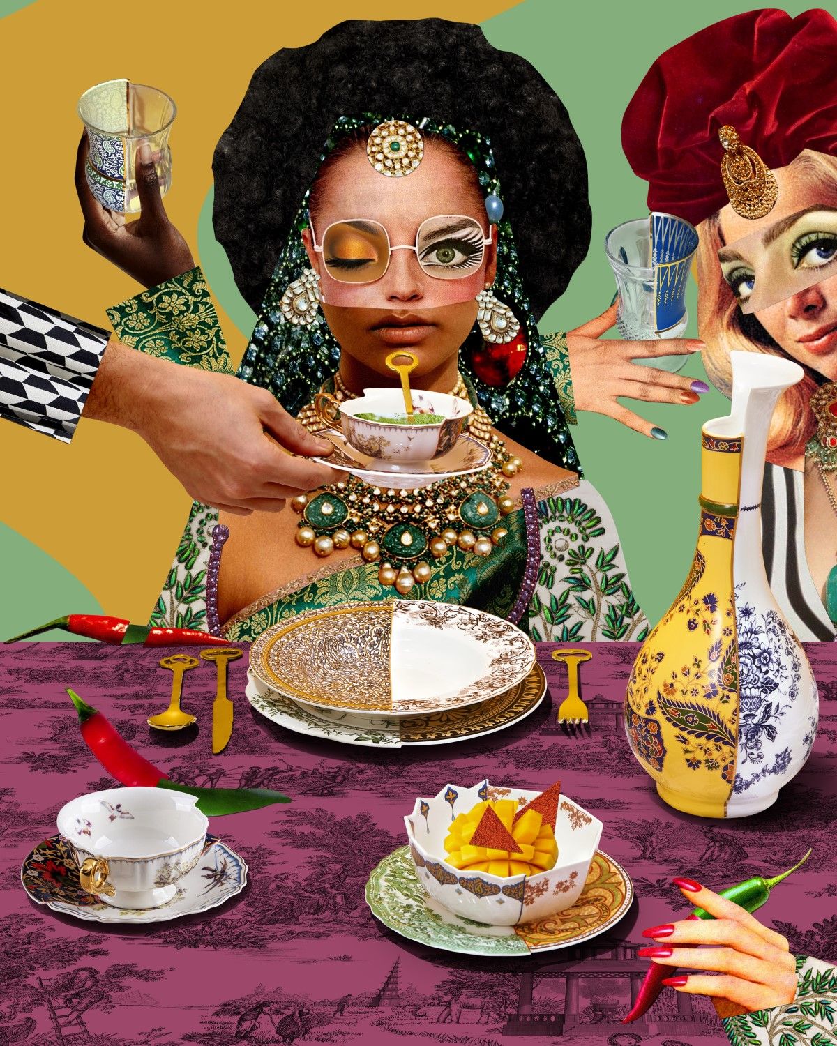 Ваза Seletti Hybrid Vase Chunar 09192