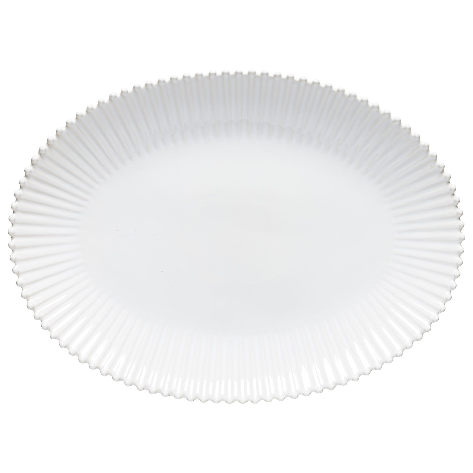 Блюдо овальное Costa Nova Pearl Oval Platter PEA501-WHI