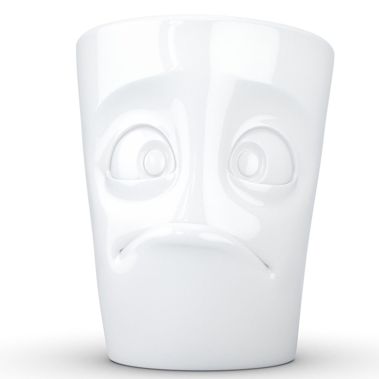 Кружка Tassen Mug with handle Baffled white 01.84.01