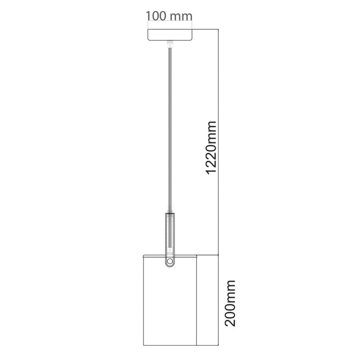 Подвесной светильник De Markt Tetro Pendant Lamp 673014701