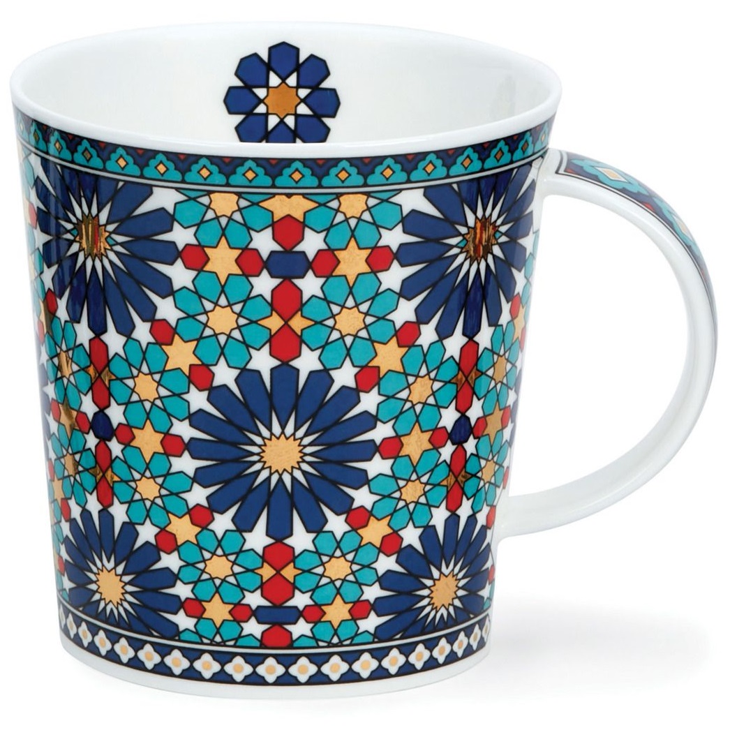 Кружка Dunoon Lomond Turquoise Mosaic Mug 78587538